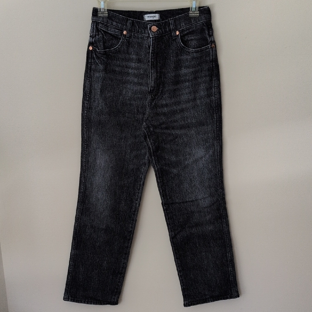 Wrangler Black Straight Jeans Classic Fit - Picture 6 of 6